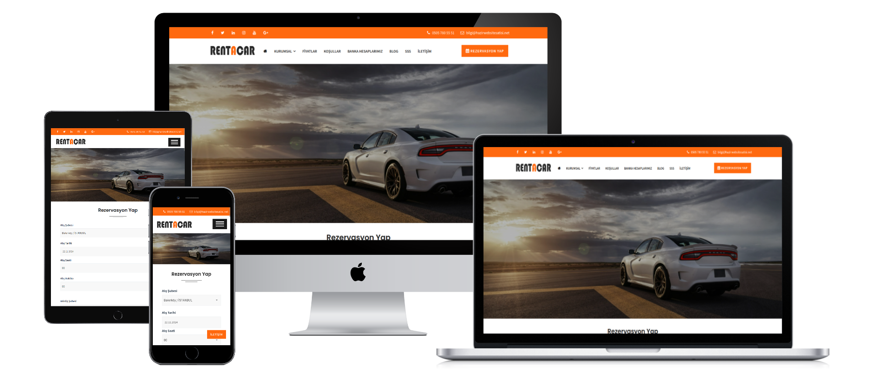 HAZIR RENT A CAR WEB SİTESİ