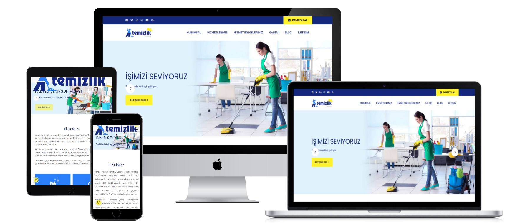 TEMİZLİK ŞİRKETİ WEB SİTESİ